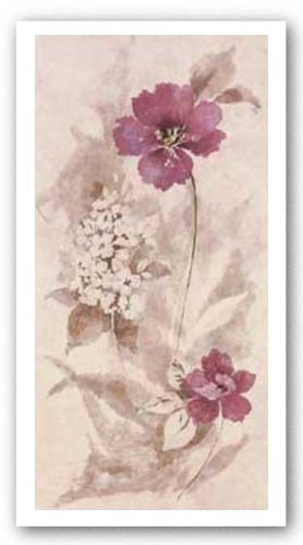 Magenta Blossom I by Rue de la Paix 12"x24" Art Print Poster