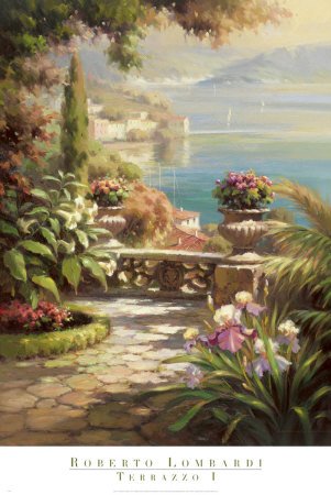 Roberto Lombardi (Terrazzo I) Art Poster Print