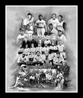 Wishum Gregory Negro Baseball League, 11x8.5 inches, Black Frame
