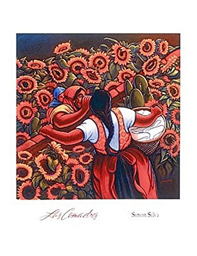 artworkforless.com Las Camadres (sm.) by Simon Silva - 22 1/2 x 17 3/8 inches - Fine Art Print/Poster