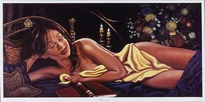 artworkforless.com Precious Moments by Henry Lee Battle - 18 x 36 inches - Fine Art Print/Poster
