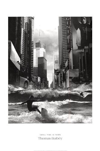 Swell Time In Town (24 x 36) - Poster by Thomas Barbey (24 x 36)