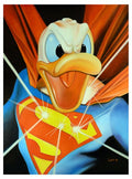 Bruce Teleky Super Duck/Duck of Steel by Michael Loeb 18"x13.25" Art Print Poster
