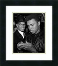 Framed Wall Art Print Muhammad Ali and Malcolm X, NYC, March 1, 1964 by McMahan Photo Archive 14.25 x 16.25 in.