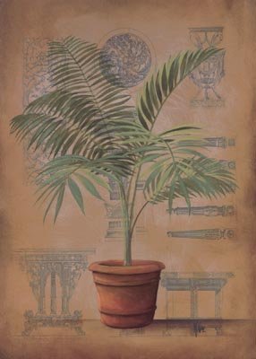 Palm & Furniture II artist: Wilbur 19.69x27.56