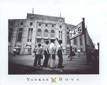 Yankee Boys, Yankee Stadium, Bronx NY by Corbis Archive - 16 x 20 inches - Fine Art Print / Poster