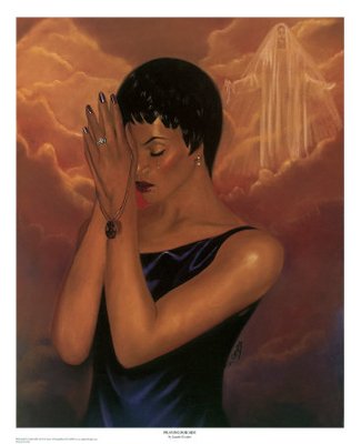 Praying For Him - Poster by Laurie Cooper (22 x 27)