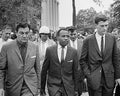 James Meredith, First African American Student at University of Mississippi, with US Marshals, 1962 Art Poster Print