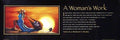 A Woman's Work (Statement Edition) by WAK - Kevin A. Williams - 12 x 36 inches - Fine Art Print / Poster