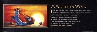 A Woman's Work (Statement Edition) by WAK - Kevin A. Williams - 12 x 36 inches - Fine Art Print / Poster