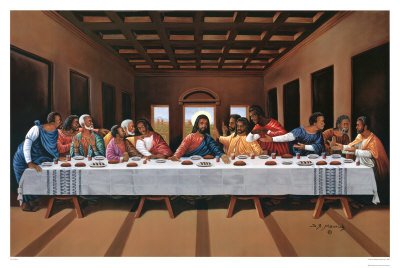 Last Supper Art Poster Print by Hullis Mavruk, 36x24