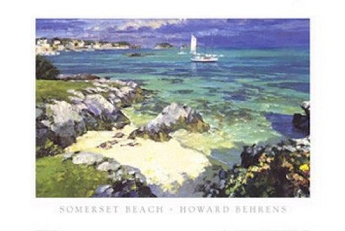 Somerset Beach by Howard Behrens - 27 x 35 inches - Fine Art Print / Poster