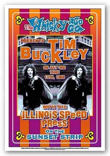 Tim Buckley, 1968: Whisky-A-Go-Go, Los Angeles by Dennis Loren 18.5"x12.375" Art Print