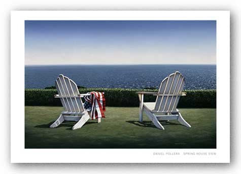 artworkforless.com Spring House View by Daniel Pollera - 24 x 34 inches - Fine Art Print/Poster