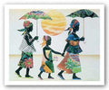 Strollin' by Keith Mallett 20"x16" Art Print Poster