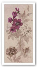 Magenta Jewels II by Rue de la Paix 12"x24" Art Print Poster