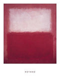 White Over Red by Mark Rothko - 31 1/2 x 23 1/2 inches - Fine Art Print / Poster