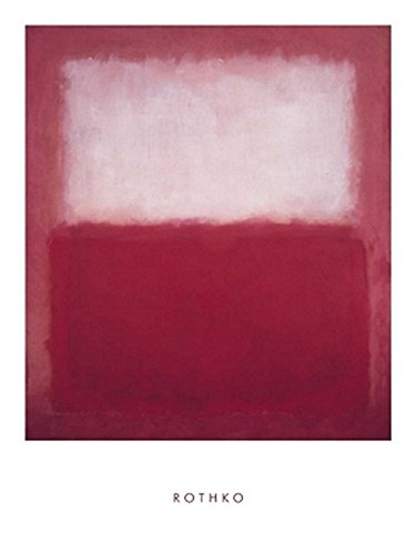White Over Red by Mark Rothko - 31 1/2 x 23 1/2 inches - Fine Art Print / Poster