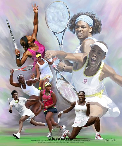 Venus and Serena by Wishum Gregory