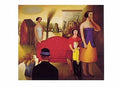 El Sofa Rojo by Gonzalo Cienfuegos - 11 3/4 x 15 3/4 inches - Fine Art Print / Poster