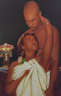 for Your Eyes Only (Romantic Couples) Wall Décor Picture 24x36 Gerald Ivey Art Prints with Framing Options