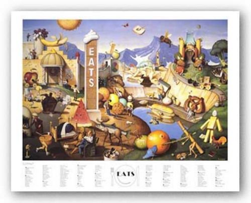 Eats by Thomas E. Breitenbach - 22 x 28 inches - Fine Art Print / Poster
