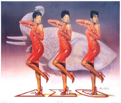 Delta Girls by Alan Hicks - 20 3/4 x 24 1/2 inches - Fine Art Print / Poster