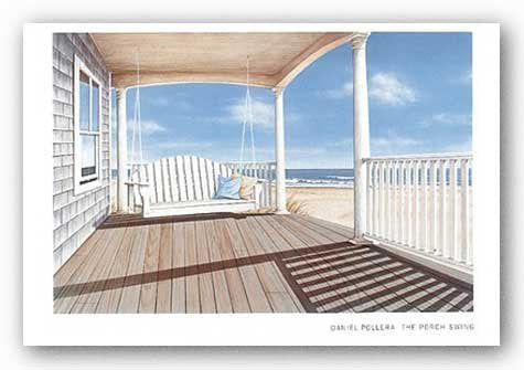 Bruce Teleky The Porch Swing by Daniel Pollera 24"x36" Art Print Poster