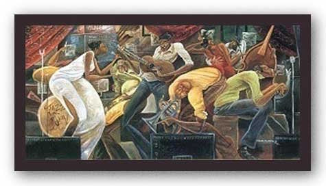 Bruce Teleky Red Hot On Cool by Frank Morrison 20"x36" Art Print Poster