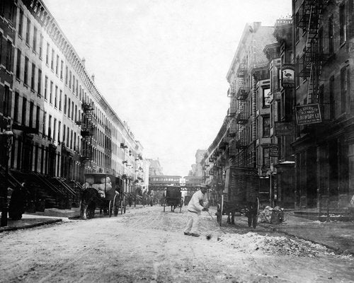 Bruce Teleky 107th Street East from Third Ave Harlem 1912 by McMahan Photo Archive 10"x8" Art Print Poster