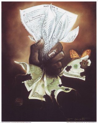 Pages or Wages (mini) Art Print by Edwin Lester - 10 x 8in