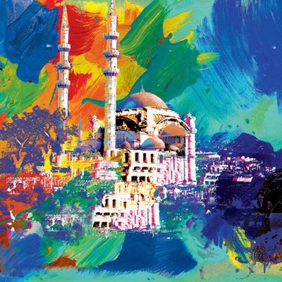 Istanbul - Poster by Robert Holzach (27 1/2X27 1/2)