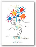 artworkforless.com Main aux Fleurs by Pablo Picasso - 30 x 24 inches - Fine Art Print/Poster