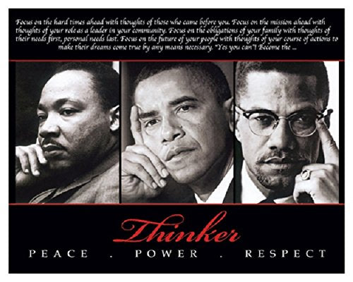 Spiritually Aligned (Barack Obama) Art Print Poster By: Edwin Lester