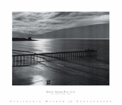 Scripps Pier, 1966 - Poster by Ansel Adams (30 x 24)