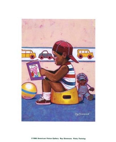 Potty Training by Ray Simmons 8"x10" Art Print Poster