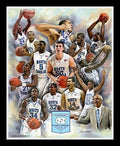 Roy's Boys (Carolina Basketball) by Wishum Gregory, 11x8.5 Inches, Black Frame C