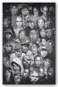 Hip Hop Montage by Herbert Beyer 36"x24" Art Print Poster African-American