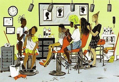 Extensions by Annie Lee (31x21.25 Inches) - African American Hair Salon Art
