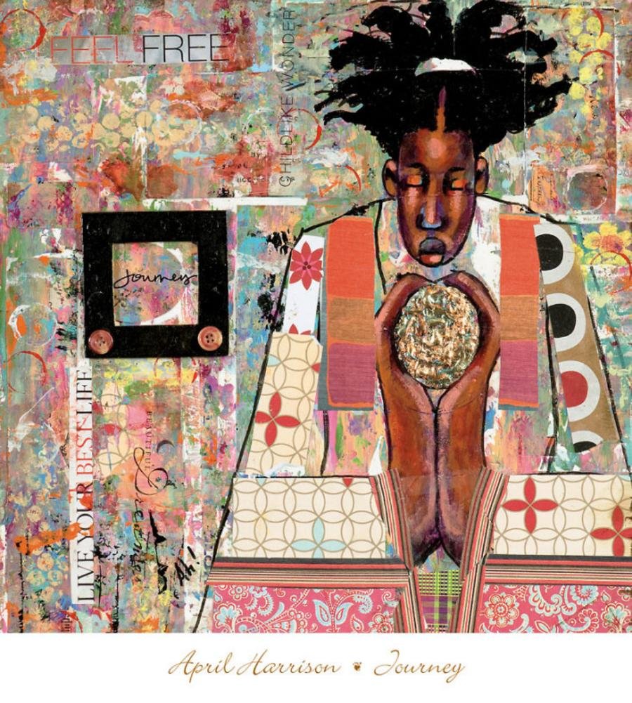 Journey Art Print Art Poster Print by April Harrison, 18x20