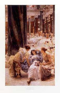 The Baths of Caracalla by Lawrence Alma-Tadema - 29 x 18 inches - Fine Art Print / Poster