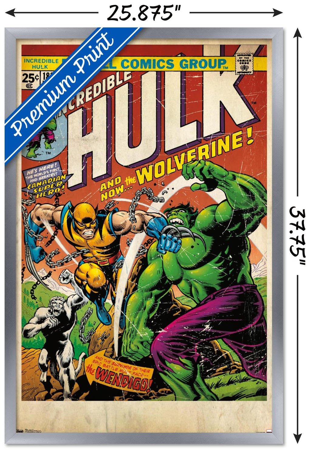 Trends International 24X36 Marvel Comics - Wolverine - Cover Wall Poster