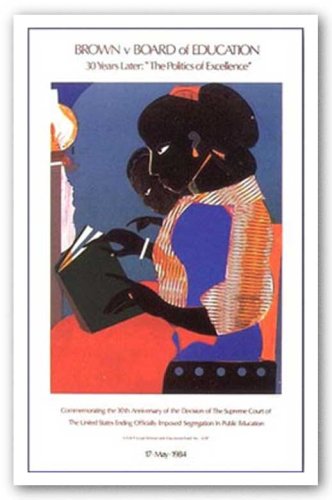 Brown Vs. Board of Education (The Lamp) by Romare Bearden 35"x21.5" Art Print Poster