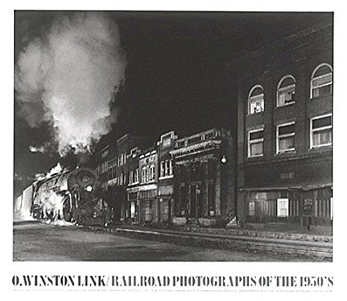 artworkforless.com Mainline on Main Street by O. Winston Link - 27 1/2 x 31 3/8 inches - Fine Art Print/Poster