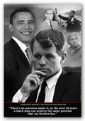 Bruce Teleky Robert F. Kennedy Prophetic Quote, 1968 by Tonya Jones 18.75"x12.75" Art Print Poster