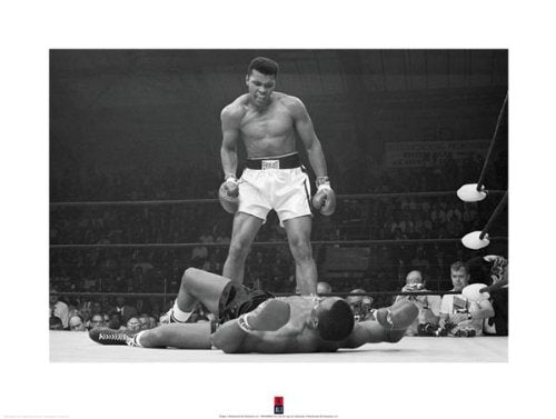 Muhammad Ali vs Sonny Liston 24"x32" Art Print Poster