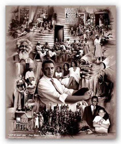 Out of Many, One: From Slavery to the Presidency by Wishum Gregory 24" x 20" Art Print Poster