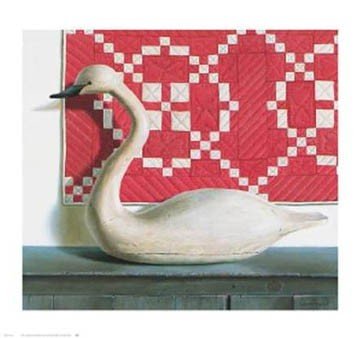 Mute Swan - Poster by Pauline Eble Campanelli (27 x 24)