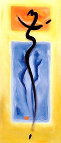 Moved by the Music III by Alfred Gockel - 27 1/2 x 12 inches - Fine Art Print / Poster