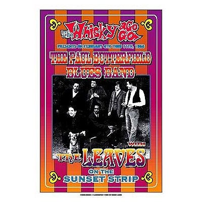 (14x20) Dennis Loren Paul Butterfield Blues Band Whisky-A-Go-Go Los Angeles 1966 Music Poster Print